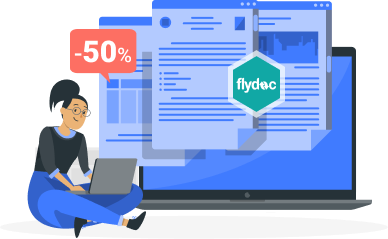Скидка 50% на годовую лицензию FlyDoc